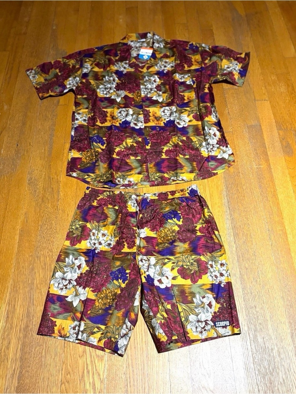 MENS VINTAGE SCORPIO BEACH SET MADE IN ITALY SIZE 52 EUROPE XL